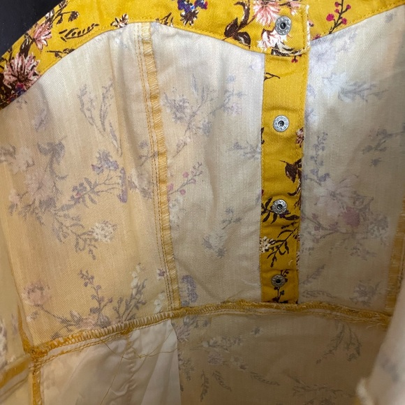 NEW Mustard Floral Dress - Picture 7 of 8